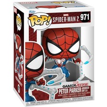 Pop! Marvel: Gamerverse - Örümcek Adam 2, Peter Parker Gelişmiş Takım 2.0