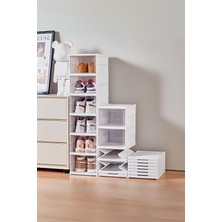 Katlı, Katlanabilir Ayakkabılık, Taşınabilir Çok Amaçlı, Geniş, Katlanabilir Dolap ve Raf