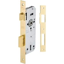 Kilit 151R Ekstra Gömme Iç Kapı Kilidi Rulmanlı 35MM Nikel Oval