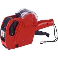 Motex MX-5500 Etiket Makinesi Fiyatlandırma Etiket Tabancası Yeni Sürüm 8 Hane (Kırmızı)