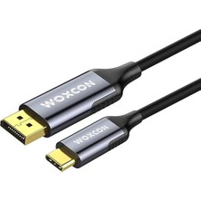- Usb-C To Display Port Cable, Dp1.4, USB 3.2 Standart, 8k 30Hz, 4K 120Hz Desteği, Thunderbolt 4, Thunderbolt 3, 2 Metre, En Yeni Model