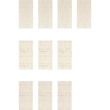 Professional 10 Parça Expert M480 Ağ Zımpara Seti (Boyalı Ahşap, Sert Ahşap, 93X186 Mm, Aksesuar Titreşimli Zımpara Makinesi)