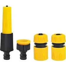 4 Parça Otomatik Ayarlı Lans Seti Bahçe Sulama Seti - Hortum Bağlantı Aparatı