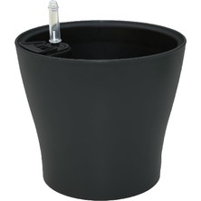 Akıllı Saksı, Iç Mekan Bitkileri Için Kendi Kendini Sulayan Çiçek Bitki Saksısı, 4’lü Set Su Seviye Göstergeli Plastik Akıllı Saksı