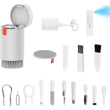 20'si 1 Arada Çok Fonksiyonlu Temizleme Seti - Klavye, Ekran ve Kulaklık Için Fırça Kiti