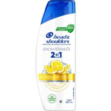 & Shoulders Limon Ferahlığı 2'si 1 Arada Yağlı Saçlar Için Kepeğe Karşı Etkili Şampuan 300ML
