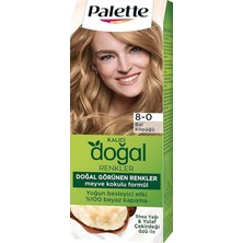 Kalıcı Doğal Renkler 8-0 Bal Köpüğü Saç Boyası, Tek Ebat