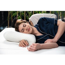 Ortopedik Visco Boyun Destekli Çift Sevgili Yastığı