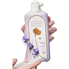 Natura Organik Dinlendirici Duş Jeli Lavanta Özlü, Rahatlatıcı ve Arındırıcı, Parabensiz ve Glutensiz, 350 ml