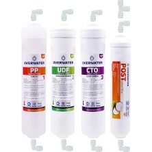 Kapalı Kasa Su Arıtma Cihazı 4 Lü Inline Filtresi Seti Aşamalı (Membransız Set) Fın4