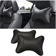 Boyun Yastığı, Araba Koltuk Başlığı, Ortopedik Boyun Yastığı, Oto Koltuk Başlığı, Oto Boyun Yastığı, Siyah, 2 Adet