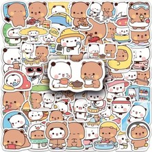 Major Selection 50'li Dudu And Bubu Sticker Set Laptop Notebook Tablet Sticker Seti