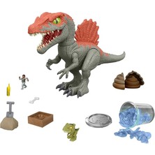 Jurassic World Cage Crasher Spinosaurus Dinozor Aksiyon Figürü ve Kutudan Çıkarma Oyuncağı, Kum ve Jel ve Hamur, Breakout & Discovery & Rescue Play