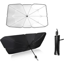 Araba Güneşliği Iç Ön Cam, Katlanır Araba Güneşlik Şemsiyesi, Uv Işınlarının% 99,9'unu Engeller, Arabalar, Suv'lar, Kamyonlar Için (125X65CM) (140X79 Cm)