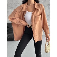 Etiler Collection Modal Oversize Cepli Gömlek