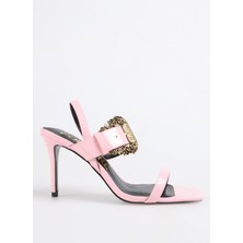 Versace Jeans Couture Pudra   Kadın Topuklu Ayakkabı