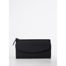 Fabrika Siyah Kadın Cüzdan Frk 535 Flt Deri Siyah