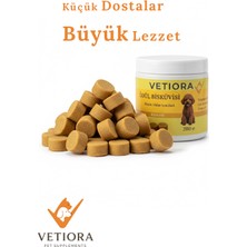 Vetiora Küçük Irk Köpekler Için Ödül Bisküvisi, Eğlenceli, Daha Konsantre ve Lezzetli Eğitim, 200GR
