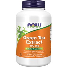 Now Foods Supplements, Green Tea Extract 400 Mg With Vitamin C For Dietary, Cellular Protection, 250 Veg Caps