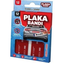 Bondit 3m Plakalık Yapıştırma Bandı Vhb Çift Taraflı Bant 12 Adet