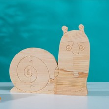 Empressco Doğal Ahşap Puzzle, Boyama Hobi Serisi, Sevimli Hayvan Figürü, Eğlenceli ve Öğretici