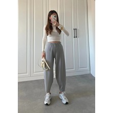 Çamaşır Kenti Kadın Krep Kumaş Balon Pantolon