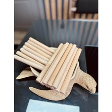 Empressco Ritim Çubuğu 15 Çift, 25 Cm, Kahverengi, Çok Amaçlı ve Dayanaklı Set