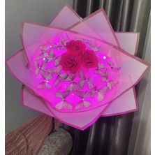 Kayzen Pembe Kelebek Buketi