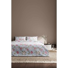 Cotton Collection Kışlık Pazen Tek Kişilik Nevresim Seti Rose