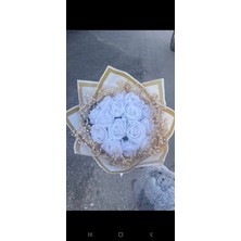 Sosyete Shop 15 Li Beyaz Gül Buketi Beyazın Büyüsü  Isteme Hediye