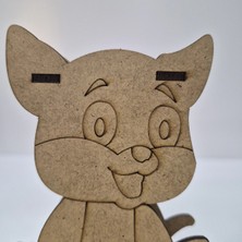 Empressco Renkli Ahşap Sallanan Kedi Boyama Seti, Çocuklar Için Eğlenceli Etkinlik