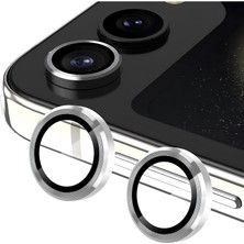Ennar Samsung Galaxy Z Flip 6 Metal Çerçeveli Kamera Koruma Lensi