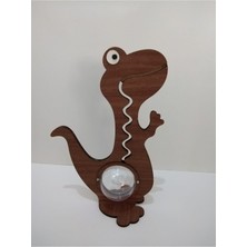 Empressco Sevimli Dino Ahşap Kumbara, Kahverengi, Çocuklar Için Eğlenceli ve Güzel Tasarım