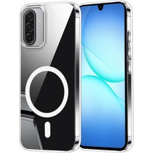 Ennar Samsung Galaxy A26 Uyumlu Magesafe Wireless Şarj Özellikli Şeffaf Silikon Kılıf