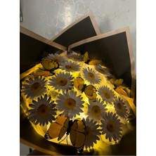 Kayzen Kelebekli Papatya Buketi