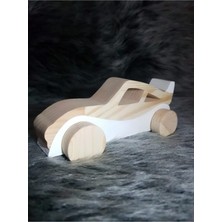 Empressco Ahşap Tekerli Yarış Arabası, Çocuklar Için Elyapımı, Doğum Günü Hediyesi