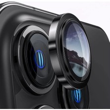 Ennar Apple iPhone 12 Pro Gerçek Cam Safir Lens Koruma Siyah