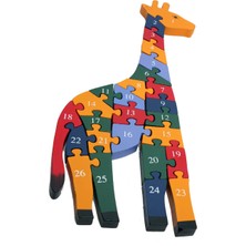 Empressco Beyaz Ahşap LEGO Bulmaca, Eğlenceli ve Öğretici Tahta Oyun Seti