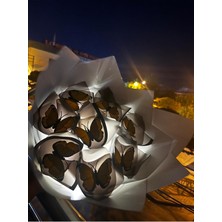 Kayzen Letli Sarı Kelebek Buketi