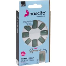 24'lü Square Renkli Takma Tırnak - 162