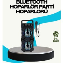 Zero Land Lvsqvr LED Işıklı Kablosuz Hoparlör – Bluetooth, Fm Radyolu, Taşınabilir Şarjlı