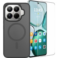 Teleplus Xiaomi 15T Pro Kılıf Flet Mat Manyetik Şarj Özellikli Kapak + Ekran Koruyucu
