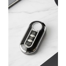 Lanitra Fiat Fiorino Doblo 500 Ducato Punto Bravo Boxer Jumper Uyumlu 3 Buton Nano Anahtar Kılıfı Siyah