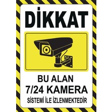 Fezzstore Fezzprint Bu Alan 7/24 Kamera  Sistemi  ile  Izlenmektedir  25X35 Dekota