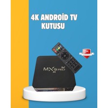 Zero Land Lvsqvr Android Tv Box 4K – 2gb Ram 16GB Rom, Kablosuz Wi-Fi Medya Oynatıcı
