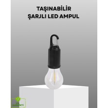 Zero Land Lvsqvr Şarjlı Kancalı LED Lamba – Kamp, Balkon ve Acil Durum Işığı