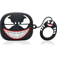 Dmay Airpods 4. Nesil (2024) Uyumlu Silikon Sevimli Figürlü Kılıf