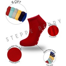 Steppe Berry 6'lı Kadın Pilates Yoga Çorabı