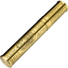 Lubinski Puro Saklama Silindiri Çelik Tüp Kılıf Gold Işleme(60 Ring)