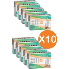 Odta Burun Aspiratörü Yedek Uçları 100 Adet BPA ve Ftalat İçermeyen Sağlıklı Seçenek